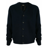 Nº21 Cardigan com acabamento desfiado - Azul