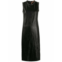 Nº21 crystal-embellished sleeveless midi skirt - Preto
