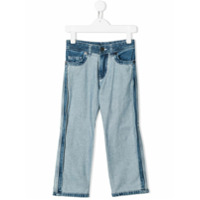 Nº21 Kids Calça jeans com efeito desbotado - Azul
