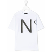 Nº21 Kids Camiseta com estampa de logo - Branco