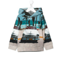 Nº21 Kids Moletom com estampa de carro - Cinza