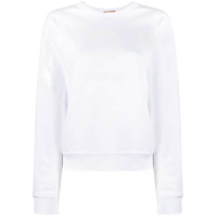 Nº21 Moletom decote careca com logo - Branco