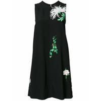 Nº21 Vestido reto com estampa floral - Preto