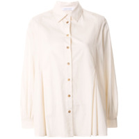 Nobody Denim Short Origami com pregas - Branco