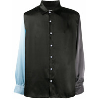 NOON GOONS Camisa color block The Downtown - Preto