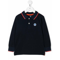 North Sails Kids Camisa polo mangas longas de algodão - Azul