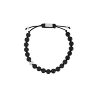 Northskull Pulseira com contas assimétricas - Preto