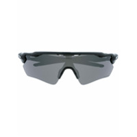 Oakley Óculos de sol oversized com lentes coloridas - Preto