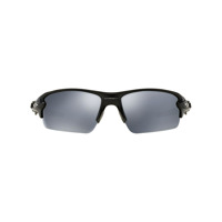 Oakley Óculos de sol retangular com lentes polarizadas - Preto