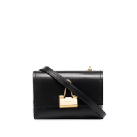 Off-White Bolsa tiracolo pequena de couro - Preto