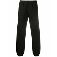 Off-White Calça esportiva com estampa de logo Stencil - Preto