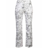Off-White Calça jeans reta Cartoon - Branco