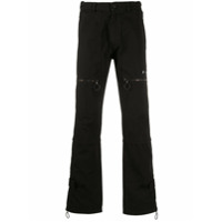 Off-White Calça jeans reta com bolsos - Preto