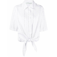 Off-White Camisa com acabamento engomado - Branco