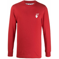 Off-White Camiseta Caravaggio com estampa - Vermelho