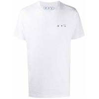 Off-White Camiseta com aplicação de logo Off White - Branco