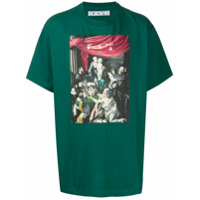 Off-White Camiseta com estampa Caravaggio - Verde