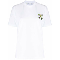 Off-White Camiseta com estampa de flechas e logo Off White - Branco