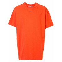 Off-White Camiseta com estampa de flechas - Laranja