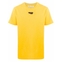 Off-White Camiseta com estampa de logo - Amarelo