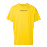 Off-White Camiseta com estampa de logo grÃ¡fico - Amarelo