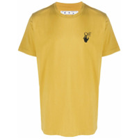 Off-White Camiseta com estampa de logo Off White - Amarelo