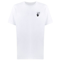 Off-White Camiseta com estampa de logo Off White - Branco