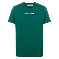 Off-White Camiseta com estampa gráfica de logo - Verde