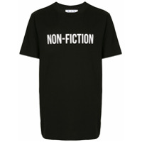 Off-White Camiseta com estampa Non-Fiction - Preto