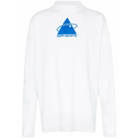 Off-White Camiseta com estampa Triangle Planet - Branco
