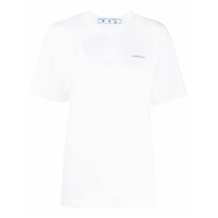 Off-White Camiseta com recortes vazados - Branco