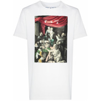 Off-White Camiseta de algodão com estampa Caravaggio - Branco