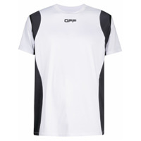 Off-White Camiseta esportiva com estampa de logo - Branco