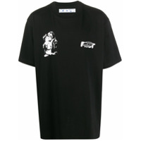 Off-White Camiseta Kiss 21 com estampa - Preto