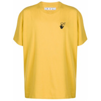 Off-White Camiseta oversized Agreement - Amarelo