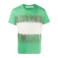 Off-White Camiseta skinny Arrow tie-dye - Verde
