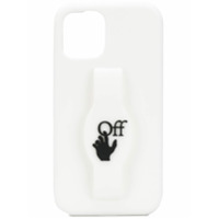 Off-White Capa para iPhone 11 Pro com estampa de logo - Branco
