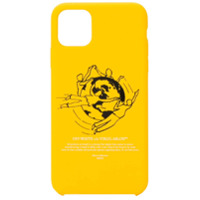 Off-White Capa para iPhone 11 Pro com estampa de planeta - Amarelo