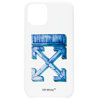 Off-White Capa para iPhone 11 Pro Max com flechas - Branco