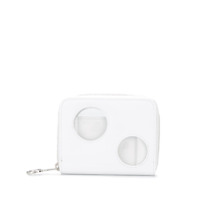 Off-White Carteira com detalhe translúcido - Branco