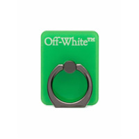 Off-White Chaveiro com estampa de logo - Verde