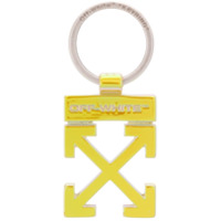 Off-White Chaveiro com logo de setas - Amarelo