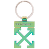 Off-White Chaveiro com logo de setas - Verde