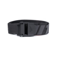 Off-White Cinto Industrial com aplicação de logo - Preto