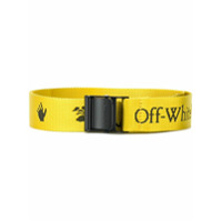 Off-White Cinto New Logo Industrial - Amarelo