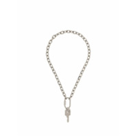 Off-White Colar com pingente de chave - Metálico