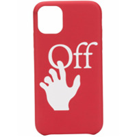 Off-White Hands Off iPhone 11 case - Vermelho