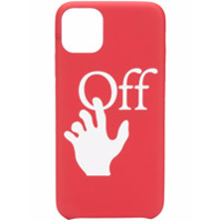 Off-White Hands Off iPhone 11 Pro Max case - Vermelho