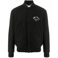 Off-White Jaqueta com estampa de flechas - Preto