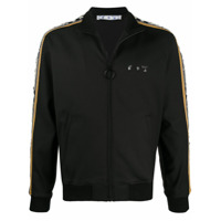 Off-White Jaqueta com zíper frontal - Preto